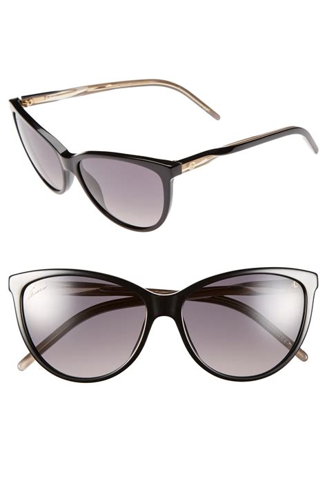 gucci cat eye sunglasses 58mm|gucci cat eye glasses frames.